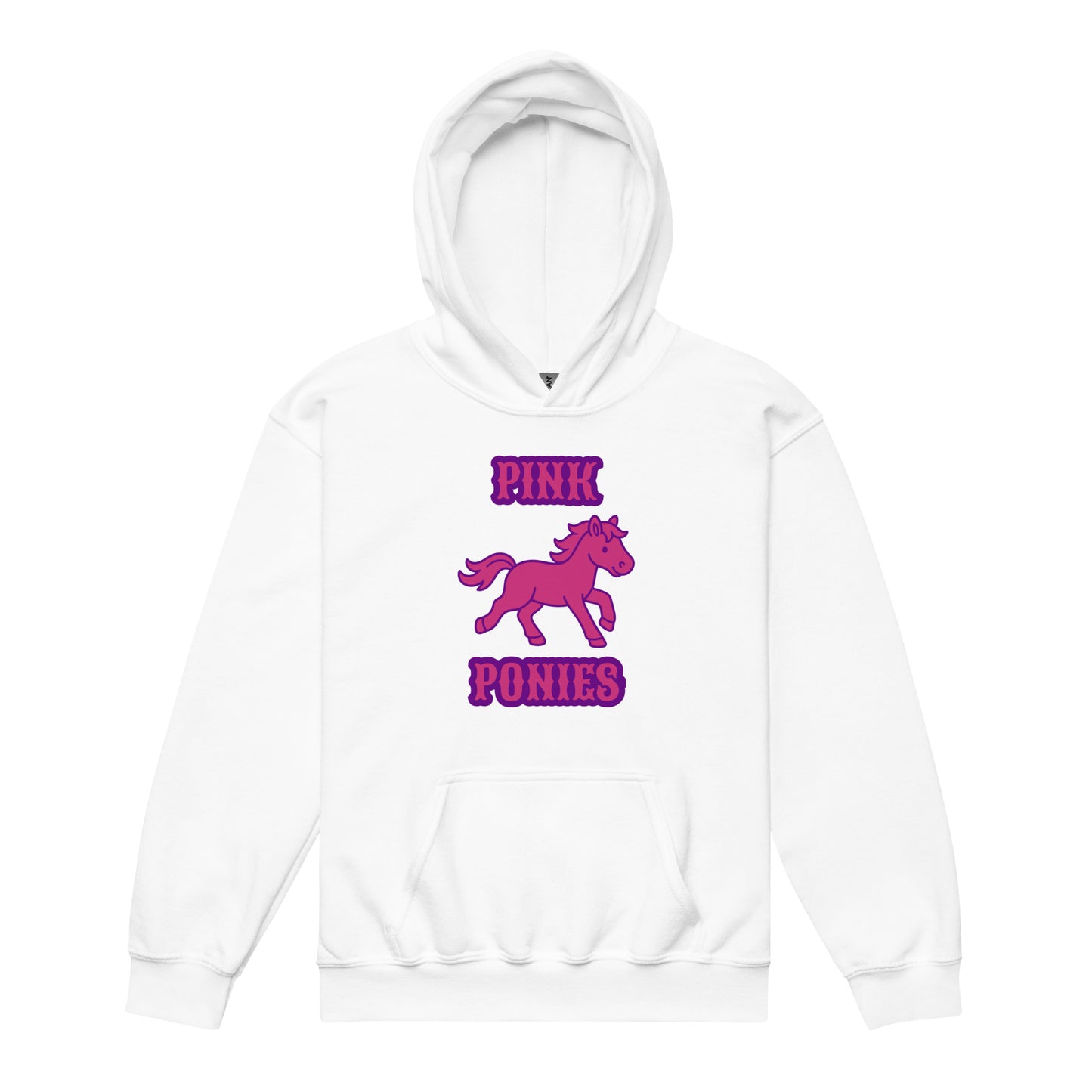 Classic | Youth Hoodie | Pink Pony Athletic Club | Emblem Logo