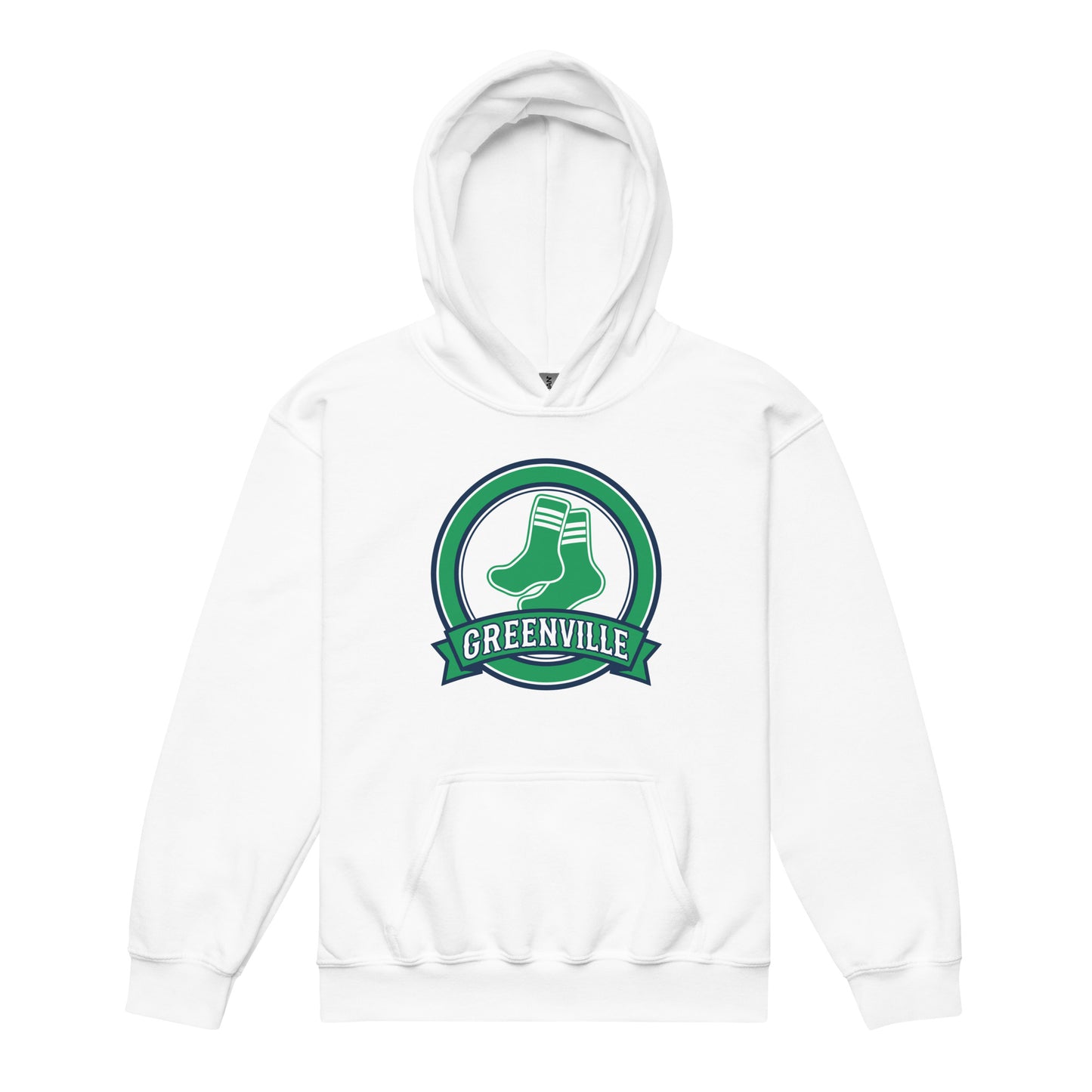 Classic | Youth Hoodie | Greenville Sox | Badge Logo