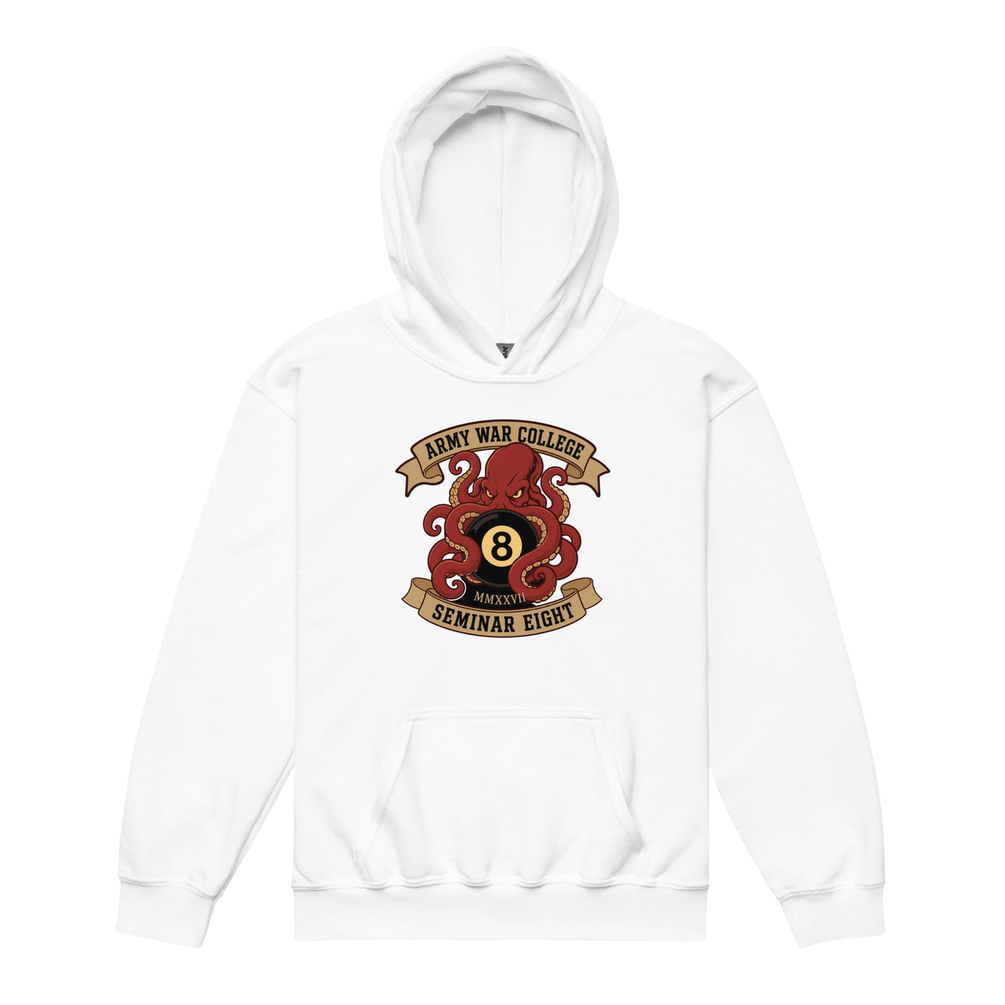 Classic | Youth Hoodie | Army War College (Seminar 8) | Crest Logo