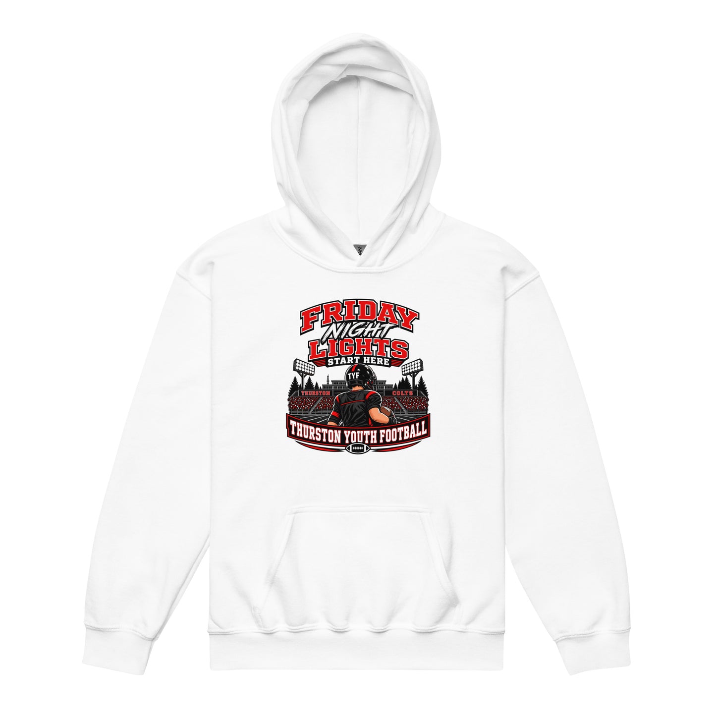 Classic | Youth Hoodie | Thurston Youth Football | Vanguard Logo