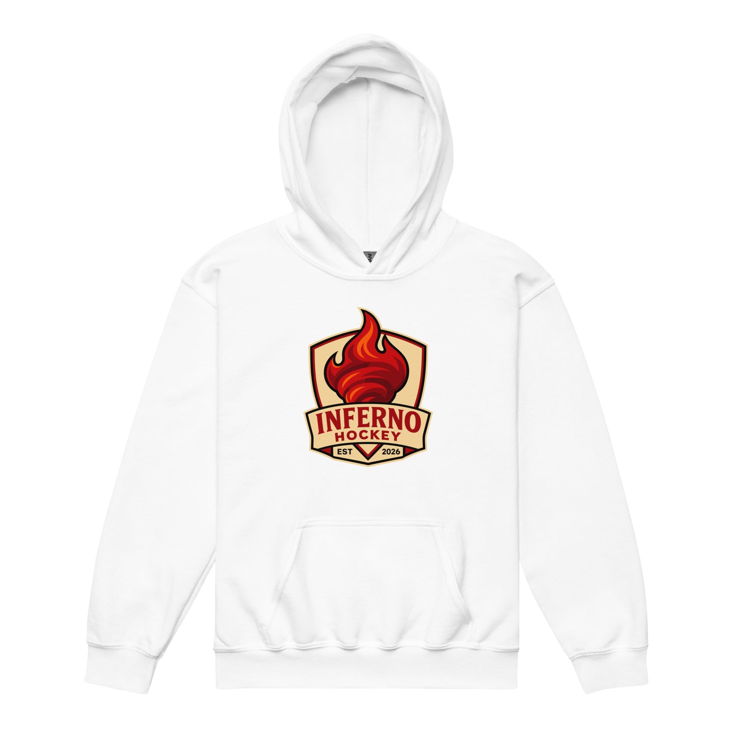 Classic | Youth Hoodie | Inferno Hockey | Crest Logo
