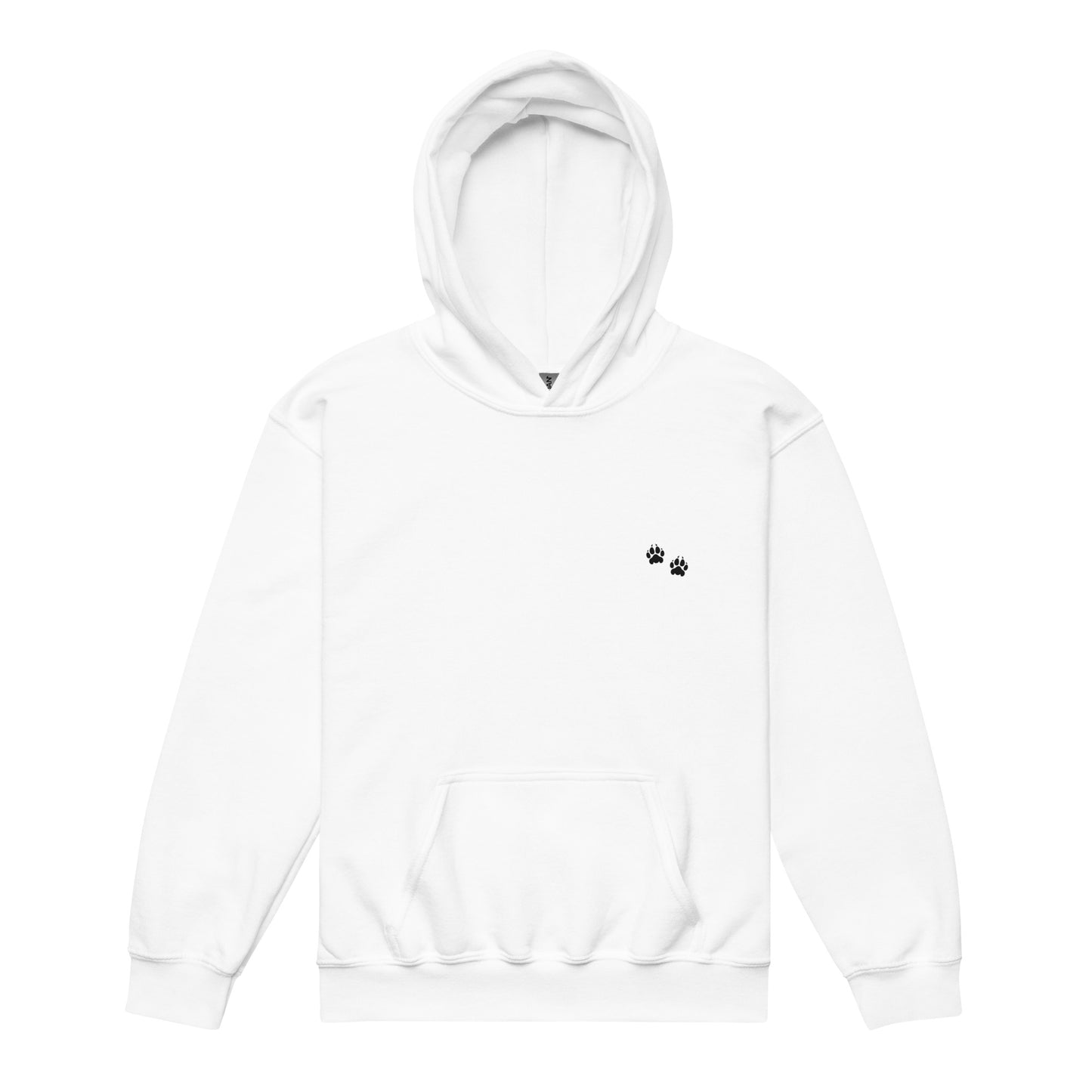 Classic | Youth Hoodie | Orange Wave Marching Band | Paw Mark Logo