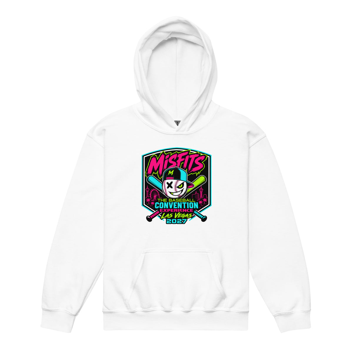 Classic | Youth Hoodie | Misfits Baseball | Shield Logo