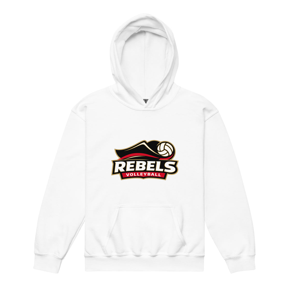 Classic | Youth Hoodie | Rebels Volleyball Club | Crest Logo