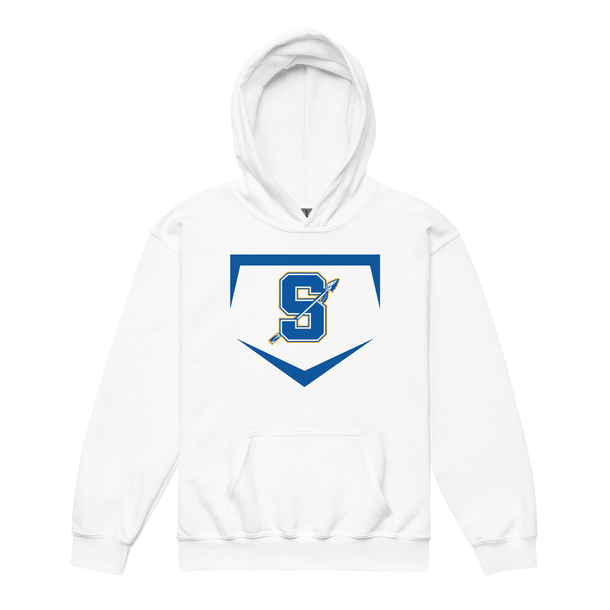 Classic | Youth Hoodie | Senatobia Warriors Baseball | Valor Logo