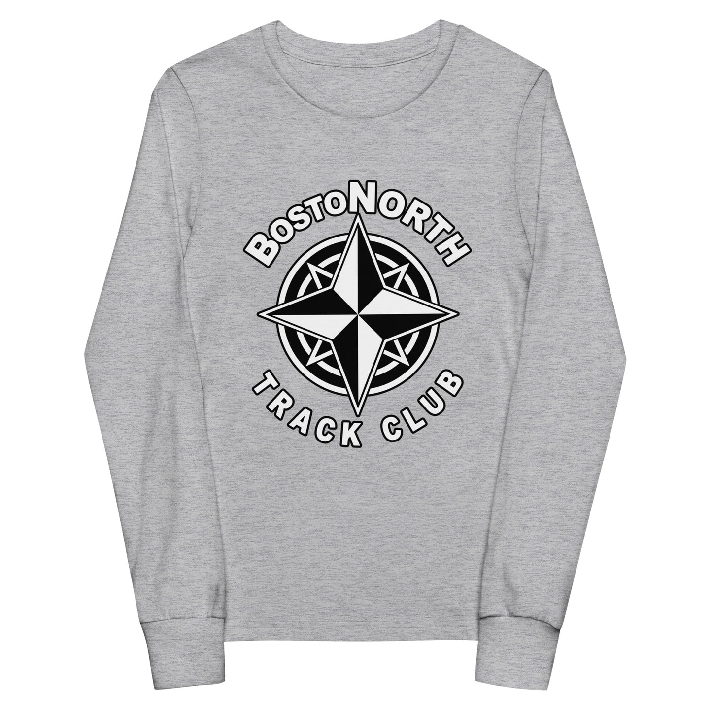 Performance | Youth Long Sleeve T-Shirt | Boston-North Track Club | Crest Logo