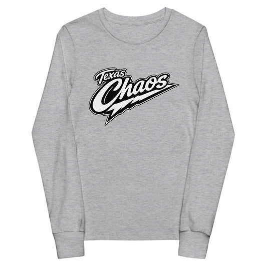 Performance | Youth Long Sleeve T-Shirt | Texas Chaos | Emblem Logo