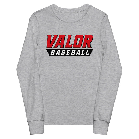 Performance | Youth Long Sleeve T-Shirt | South Bend Valor Baseball | Emblem Logo