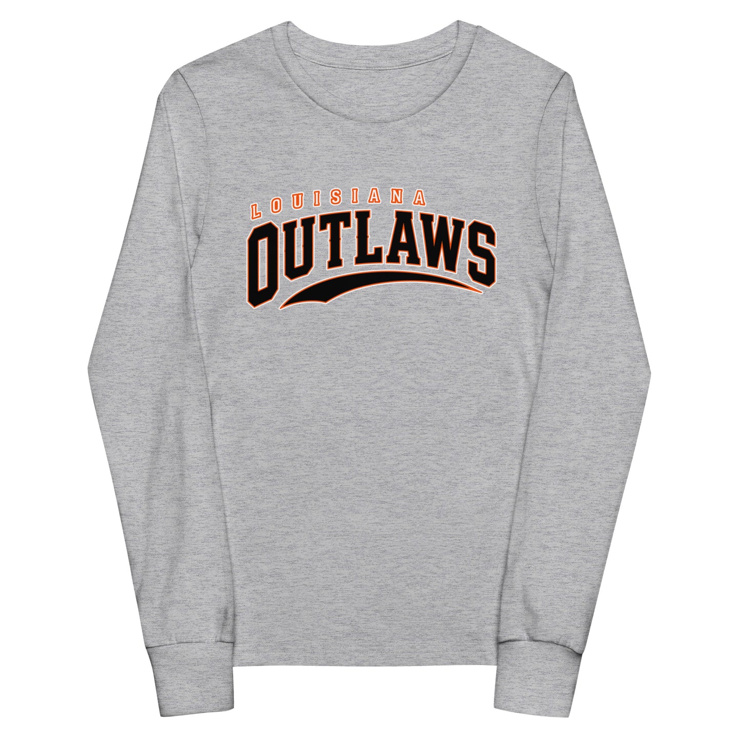 Performance | Youth Long Sleeve T-Shirt | Louisiana Outlaws | Vanguard Logo