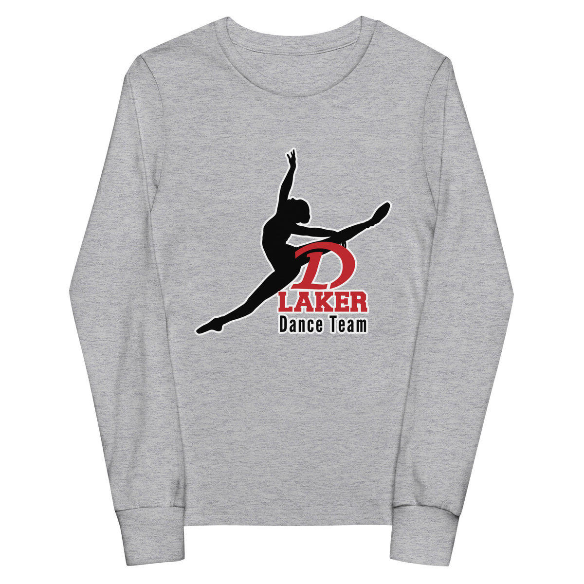 Performance | Youth Long Sleeve T-Shirt | Detroit Lakes Dance | Valor Varsity Logo