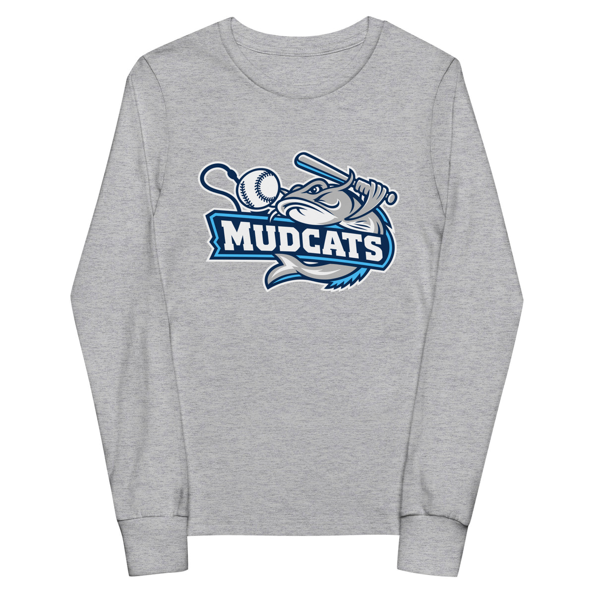 Performance | Youth Long Sleeve T-Shirt | Geneseo Mudcats | Crest Logo