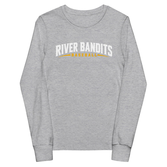 Performance | Youth Long Sleeve T-Shirt | South Bend River Bandits | Lettermark Logo