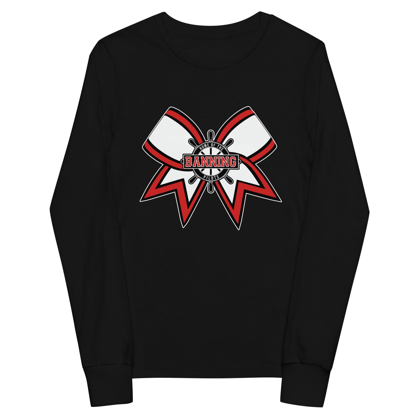 Performance | Youth Long Sleeve T-Shirt | BHS Coed Cheer | Bow Logo