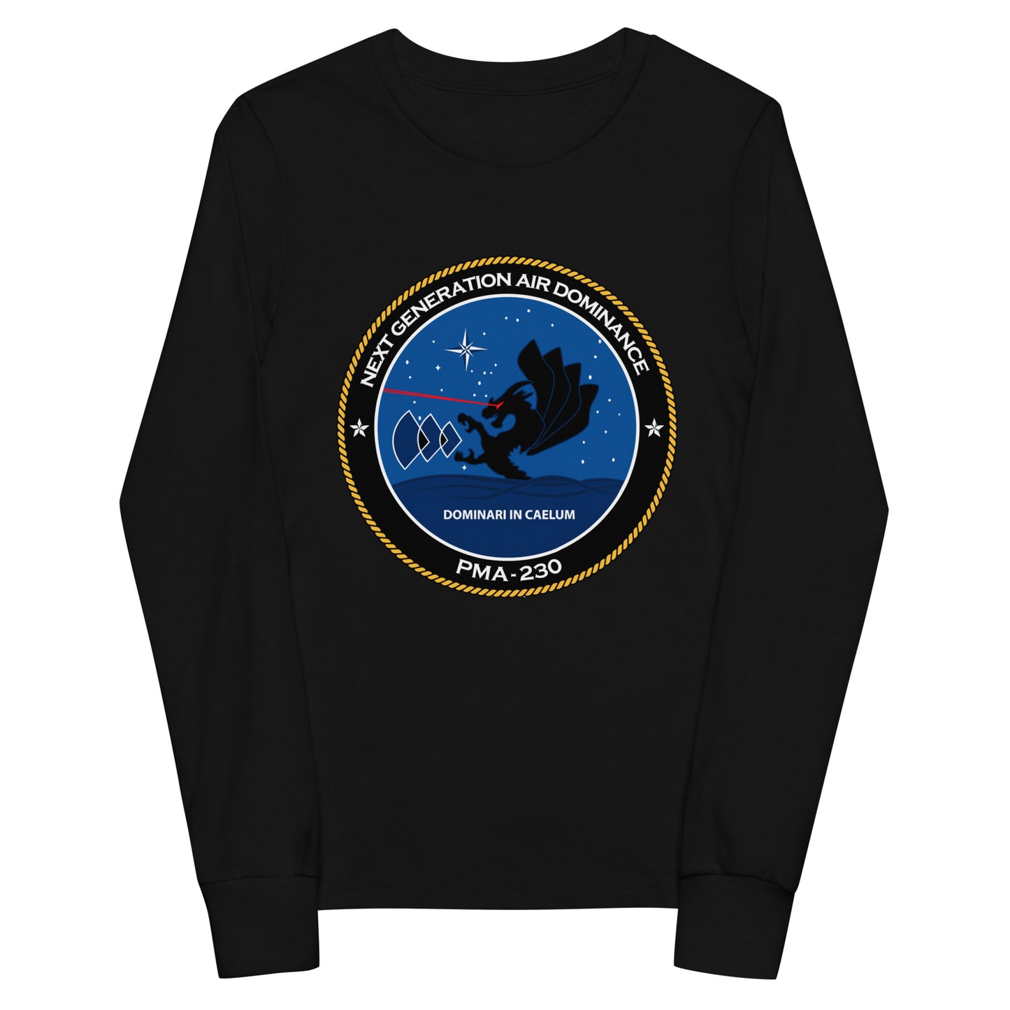 Performance | Youth Long Sleeve T-Shirt | Next Generation Air Dominance | Badge Logo