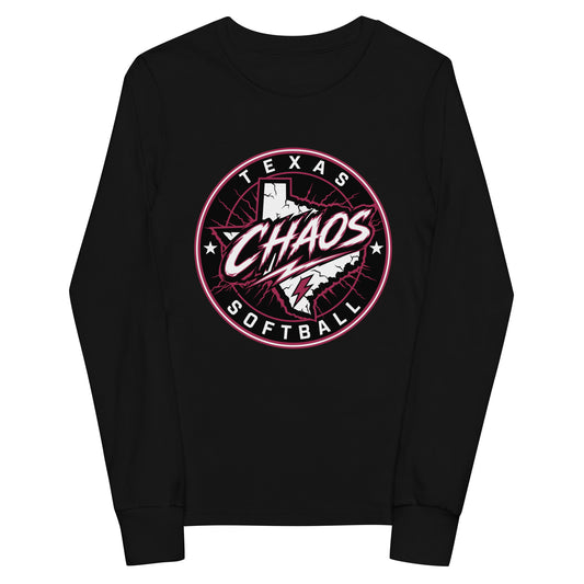 Performance | Youth Long Sleeve T-Shirt | Texas Chaos | Badge Logo