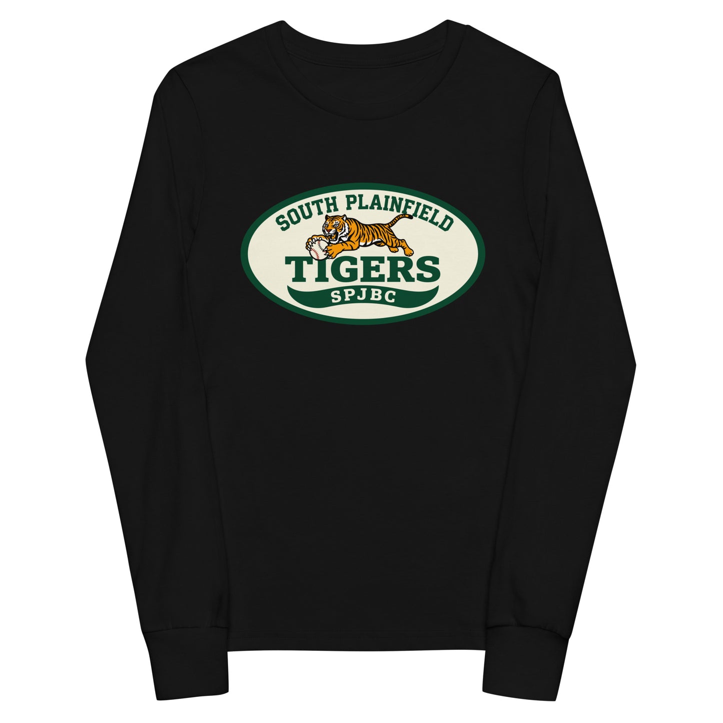 Performance | Youth Long Sleeve T-Shirt | SP Tigers 7U | Emblem Logo