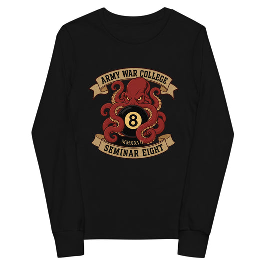 Performance | Youth Long Sleeve T-Shirt | Army War College (Seminar 8) | Crest Logo
