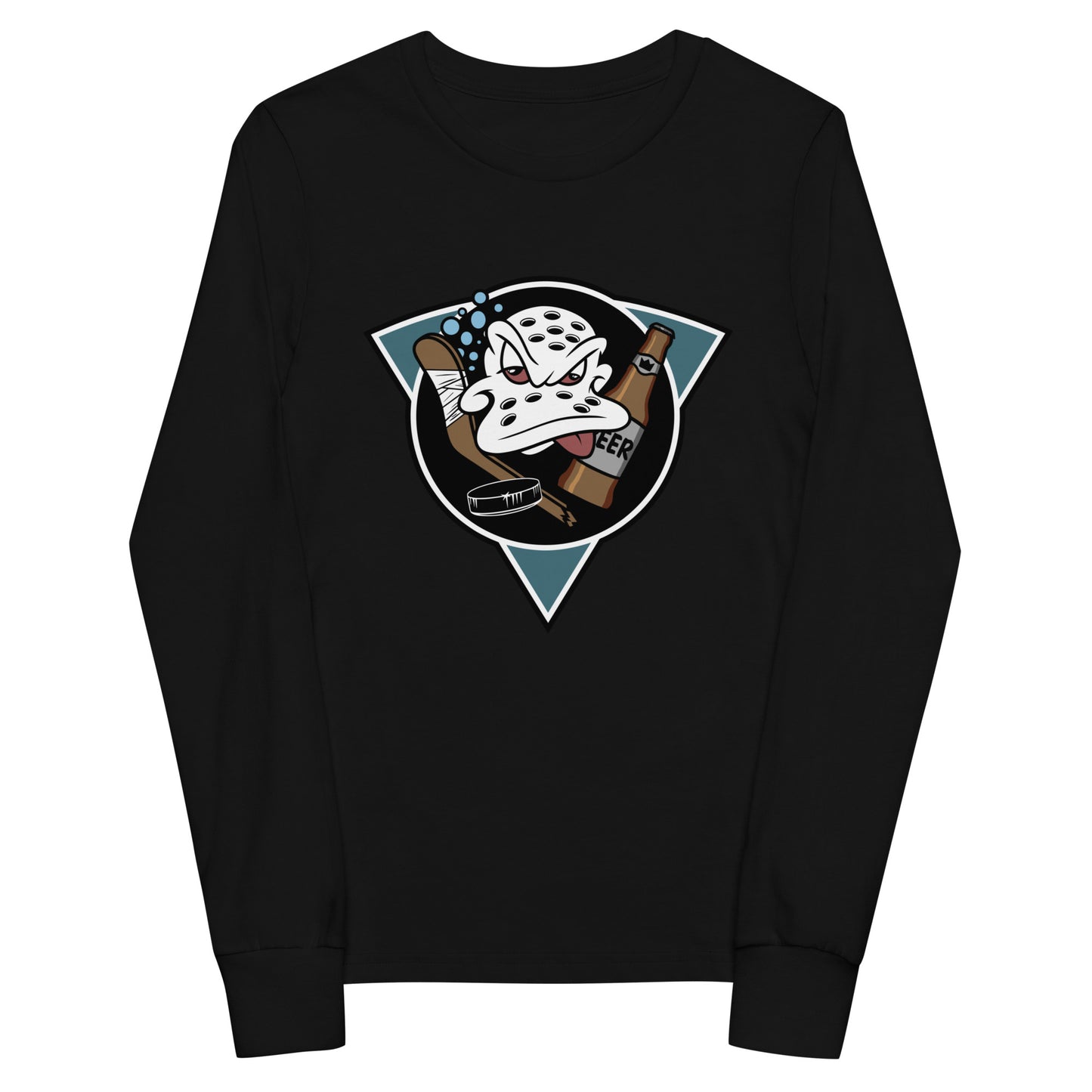 Performance | Youth Long Sleeve T-Shirt | Mighty Drunks | Crest Logo