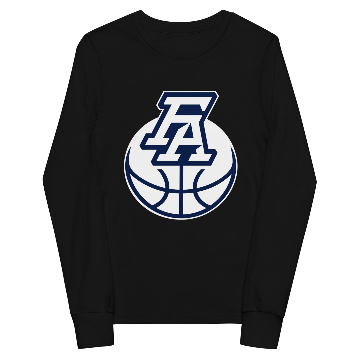 Performance | Youth Long Sleeve T-Shirt | FA Basketball | Crest Logo