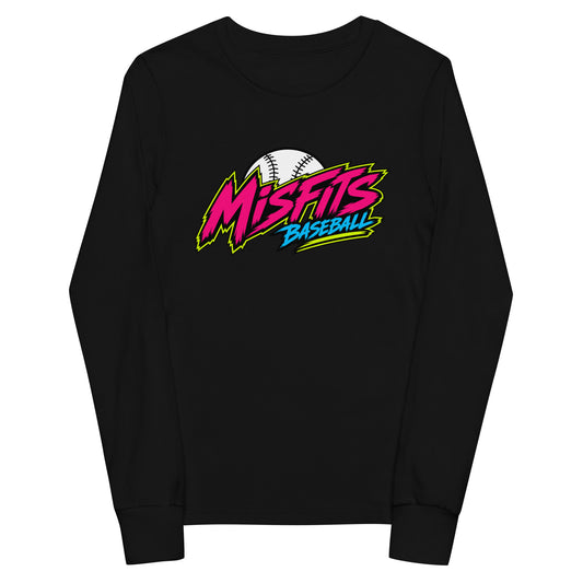 Performance | Youth Long Sleeve T-Shirt | Misfits Baseball | Athletics Logo