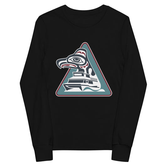 Performance | Youth Long Sleeve T-Shirt | Allen Marine | Vanguard Logo