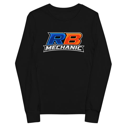Performance | Youth Long Sleeve T-Shirt | RB Mechanic | Crest Logo