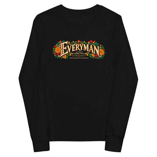 Performance | Youth Long Sleeve T-Shirt | Cavalier Theatre Troupe | Crest Logo