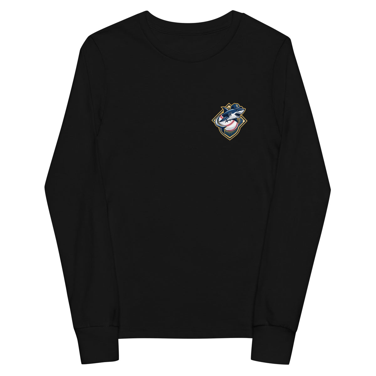 Performance | Youth Long Sleeve T-Shirt | Sharks Diamond Sports | Vanguard Logo