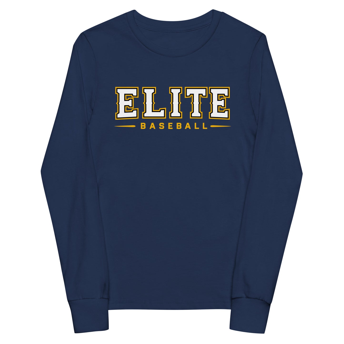 Performance | Youth Long Sleeve T-Shirt | Elite Baseball | Vanguard Logo