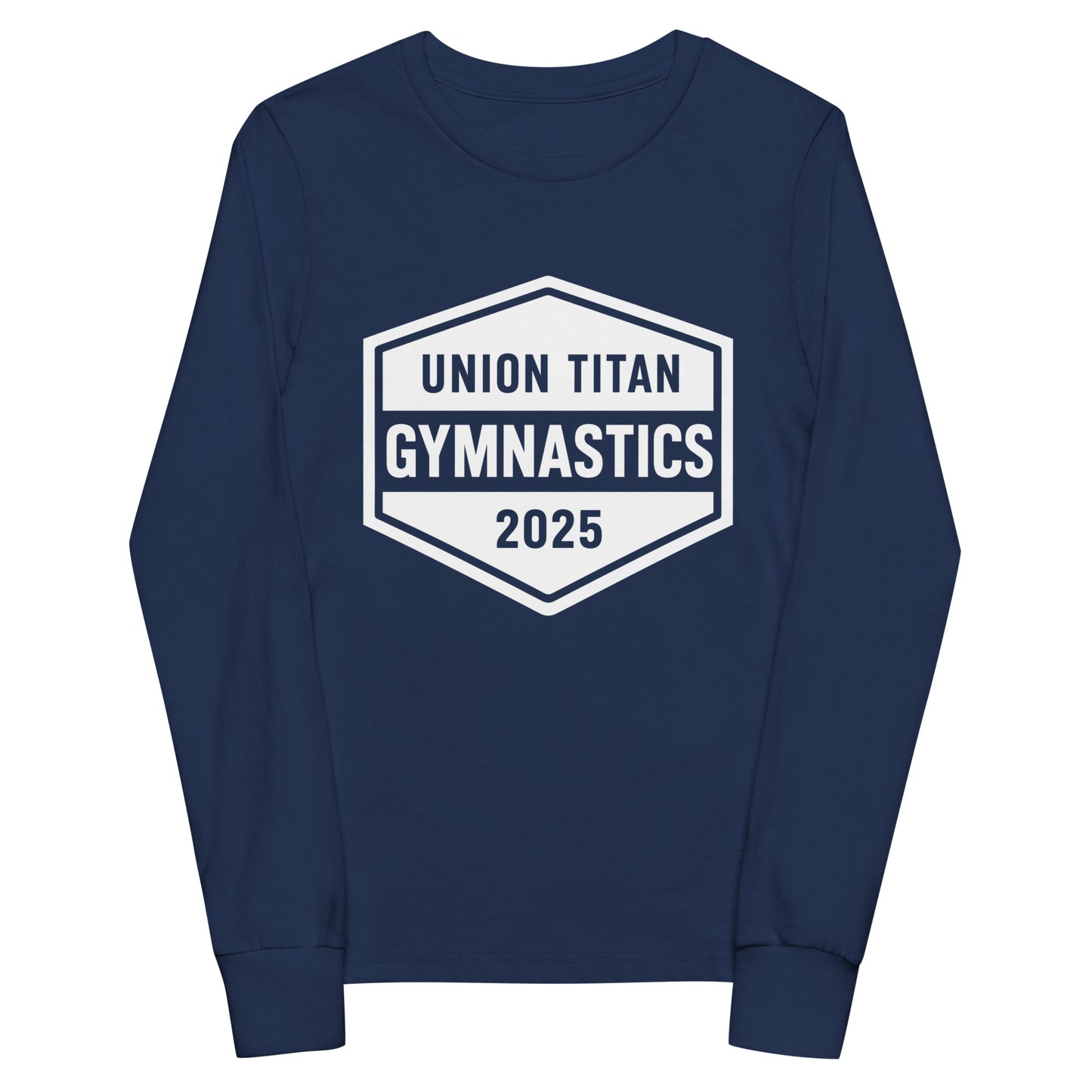 Performance | Youth Long Sleeve T-Shirt | Union Gymnastics | Valor Logo