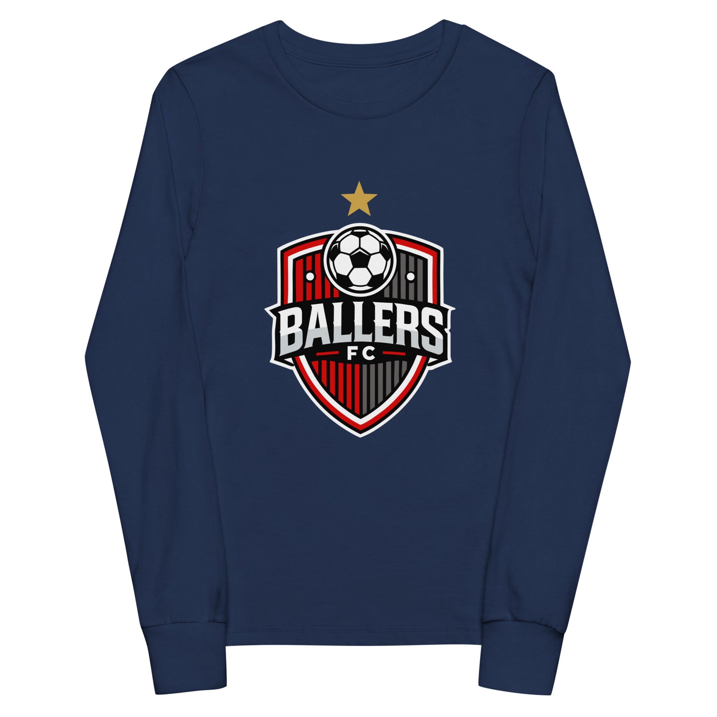 Performance | Youth Long Sleeve T-Shirt | Ballers FC | Shield Logo