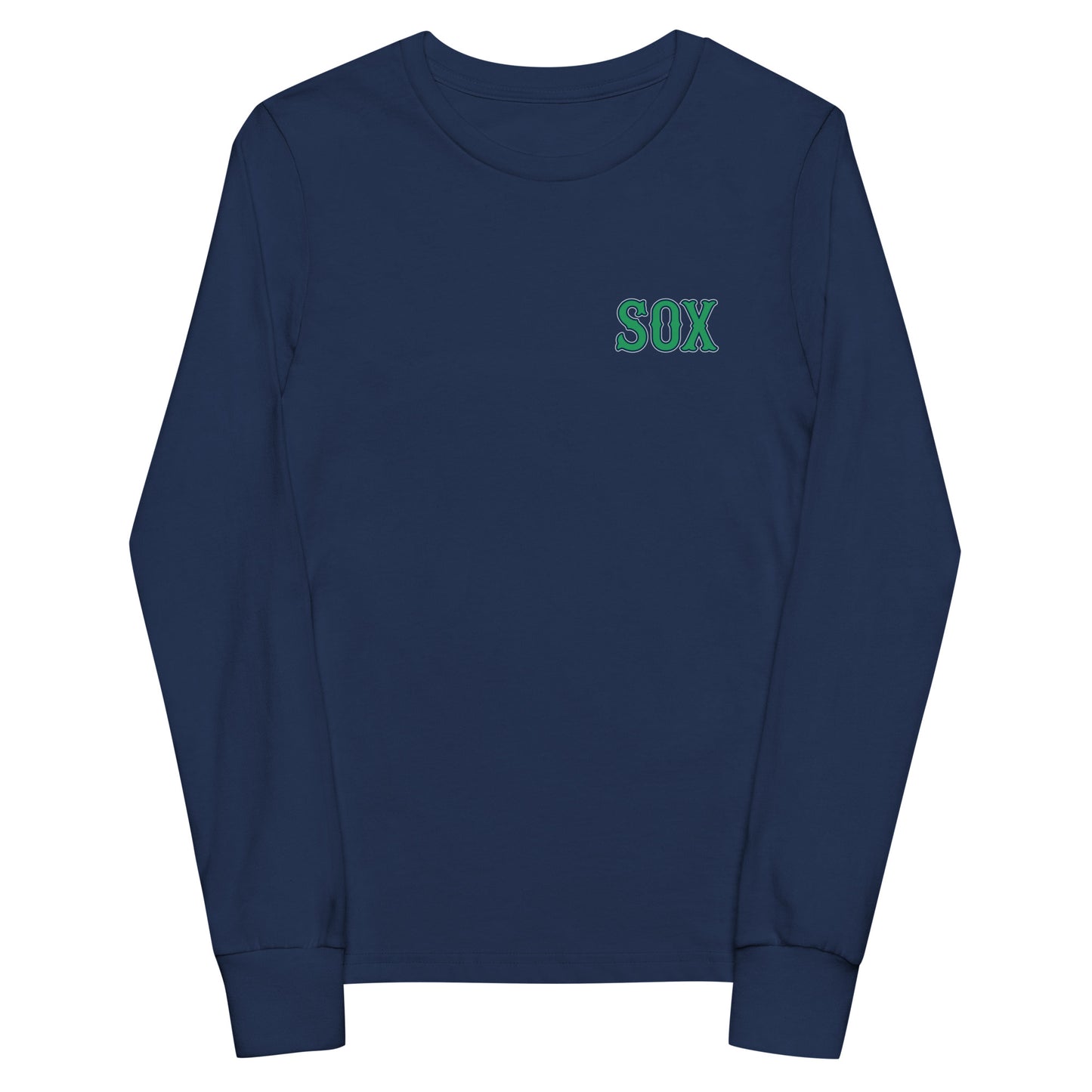 Performance | Youth Long Sleeve T-Shirt | Greenville Sox | Emblem Logo