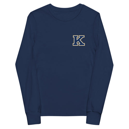 Performance | Youth Long Sleeve T-Shirt | Sharks Diamond Sports | Lettermark Logo