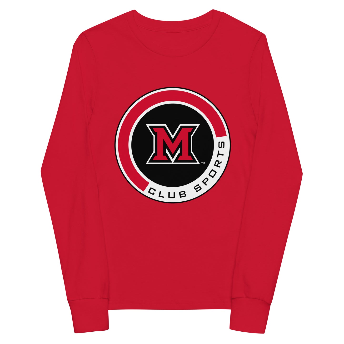 Performance | Youth Long Sleeve T-Shirt | Miami Women's Hockey | Badge Logo