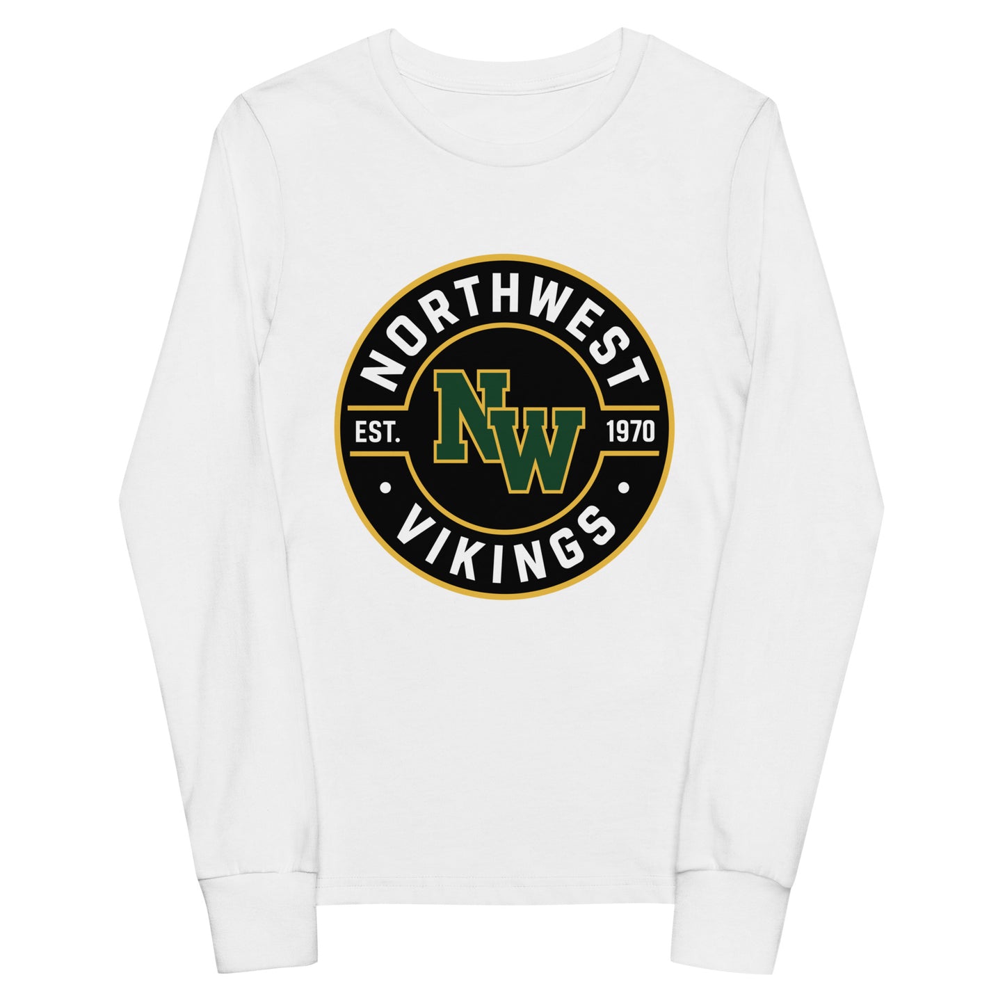 Performance | Youth Long Sleeve T-Shirt | Northwest High School | Badge Logo
