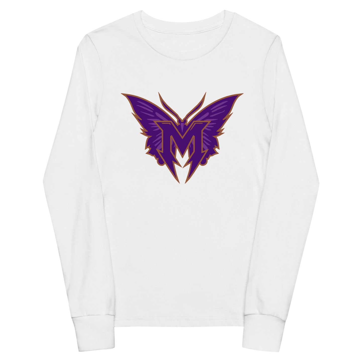 Performance | Youth Long Sleeve T-Shirt | SoCal Monarchs | Crest Logo