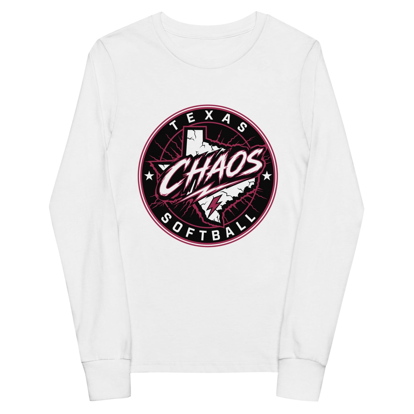 Performance | Youth Long Sleeve T-Shirt | Texas Chaos | Badge Logo