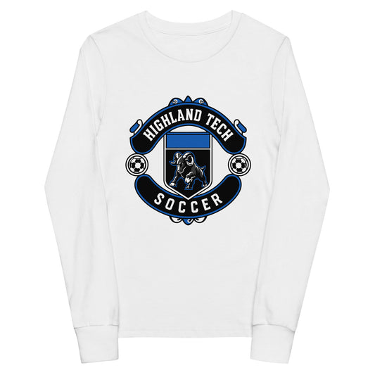 Performance | Youth Long Sleeve T-Shirt | Highland Soccer | Emblem Logo