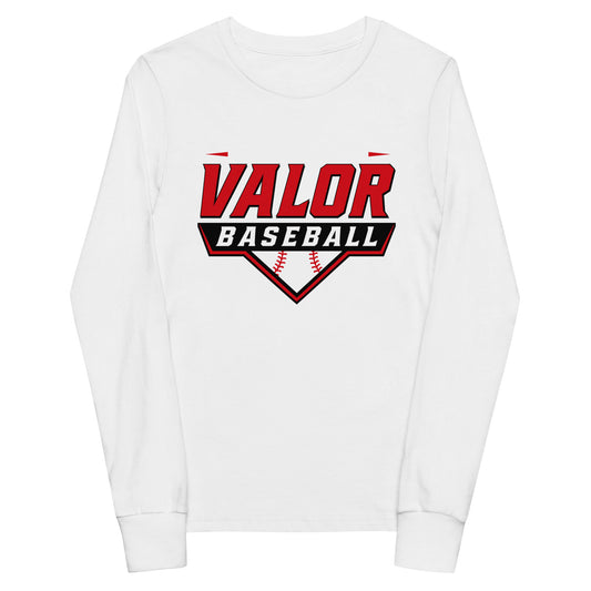 Performance | Youth Long Sleeve T-Shirt | South Bend Valor Baseball | Vanguard Logo
