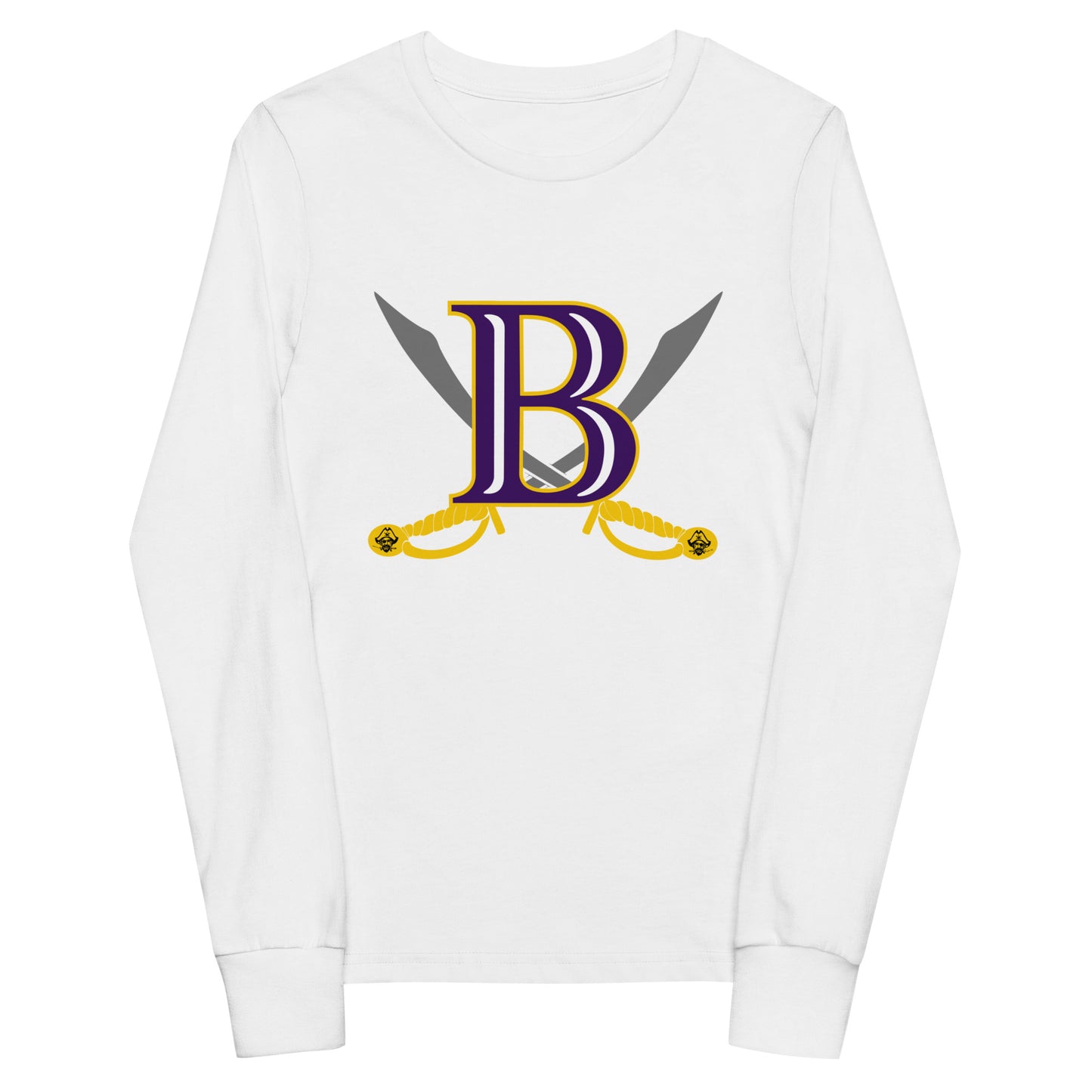 Performance | Youth Long Sleeve T-Shirt | Belton Youth Football Pirates | Vanguard Logo