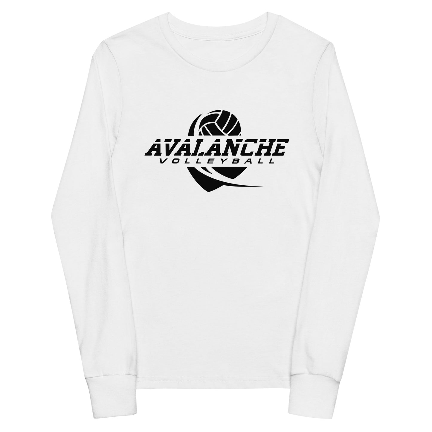 Performance | Youth Long Sleeve T-Shirt | Avalanche Volleyball Club | Crest Logo