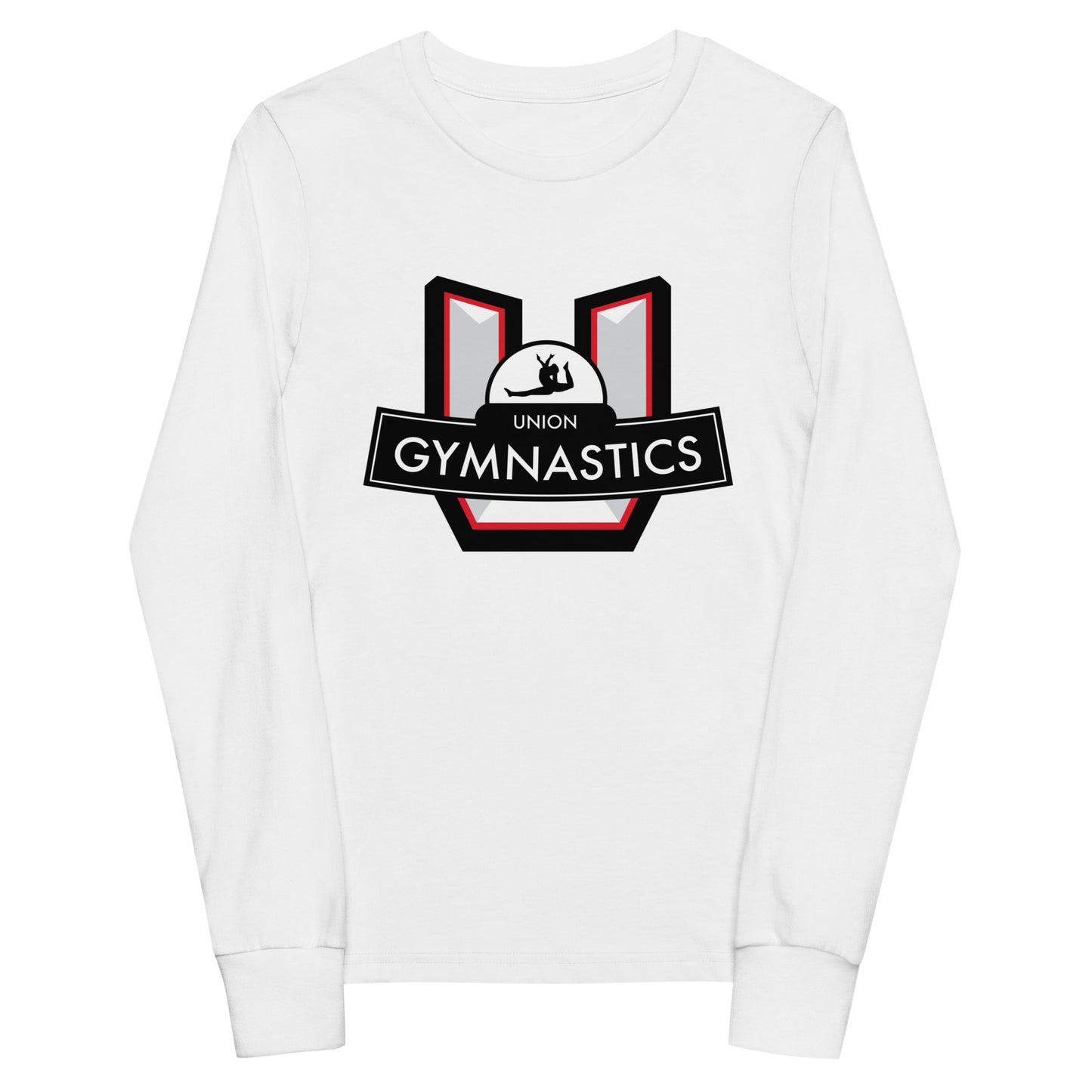 Performance | Youth Long Sleeve T-Shirt | Union Gymnastics | Crest Logo