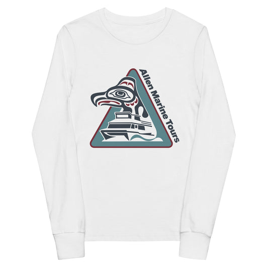 Performance | Youth Long Sleeve T-Shirt | Allen Marine | Crest Logo