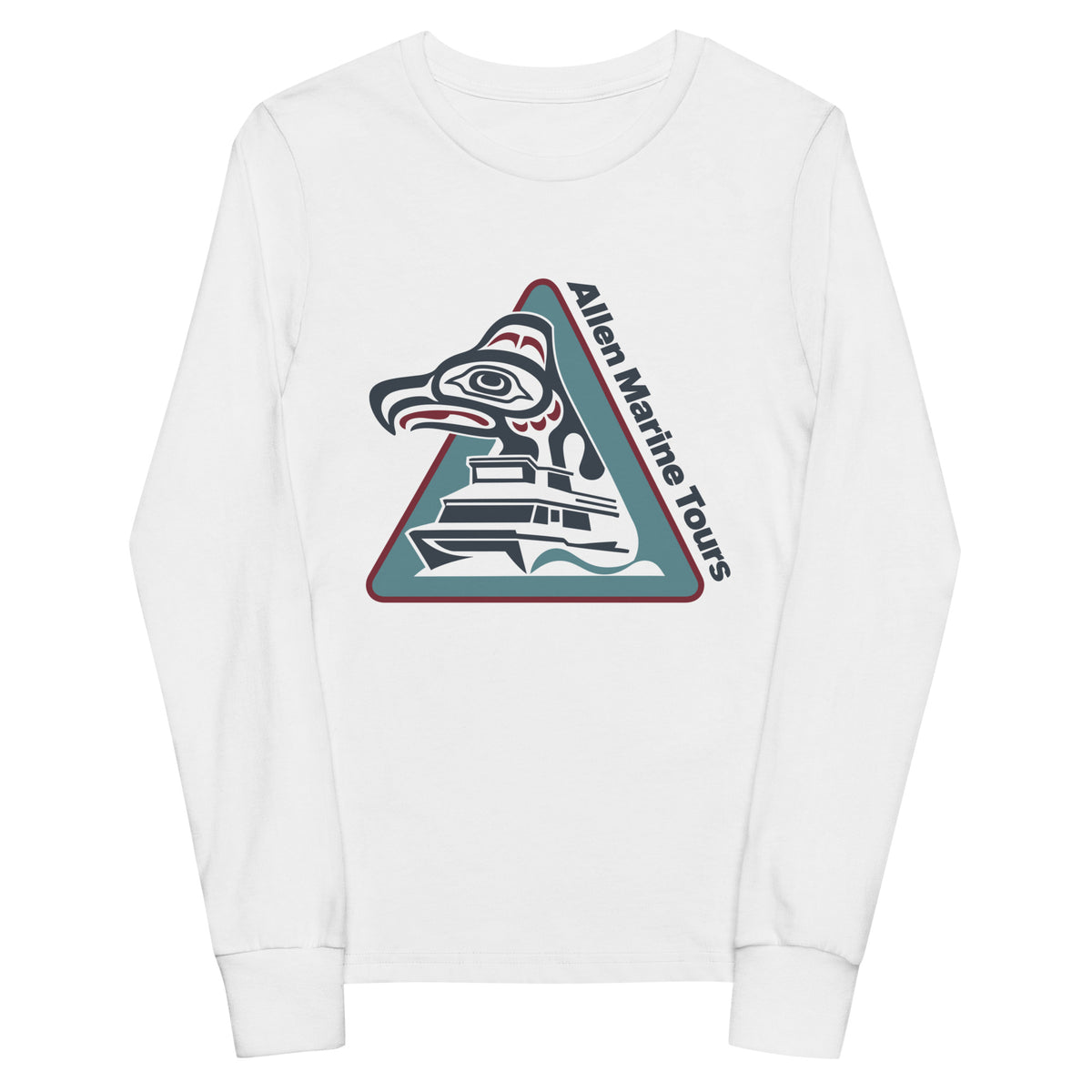 Performance | Youth Long Sleeve T-Shirt | Allen Marine | Crest Logo