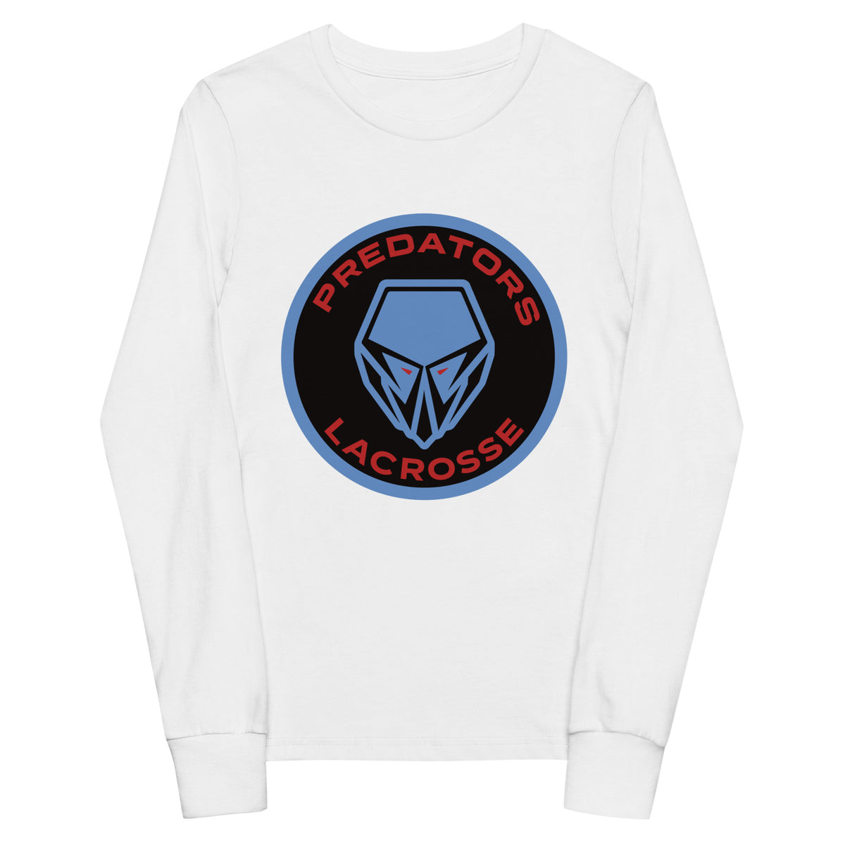 Performance | Youth Long Sleeve T-Shirt | Predators Lacrosse | Badge Logo