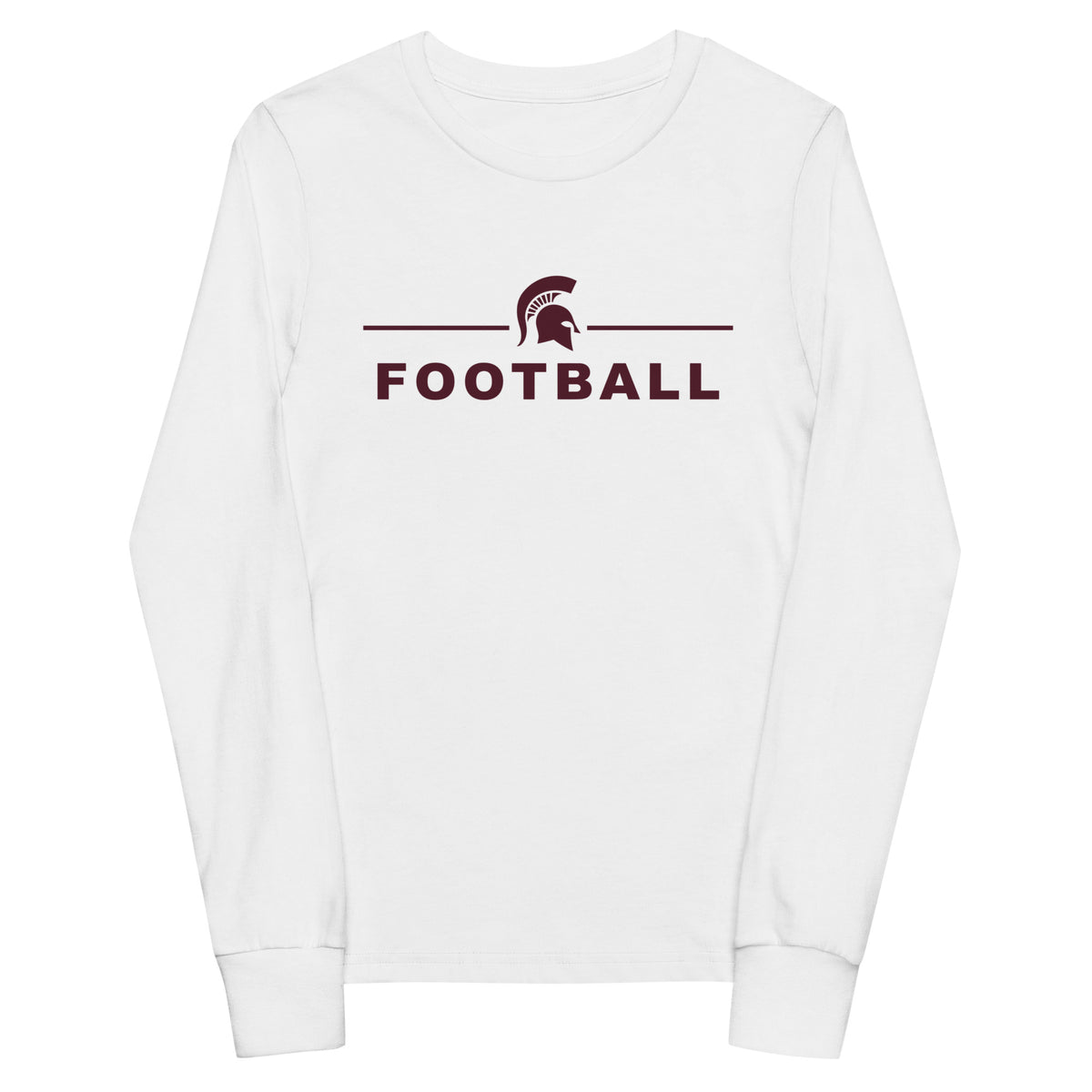 Performance | Youth Long Sleeve T-Shirt | Turpin Football | Modern Script Logo
