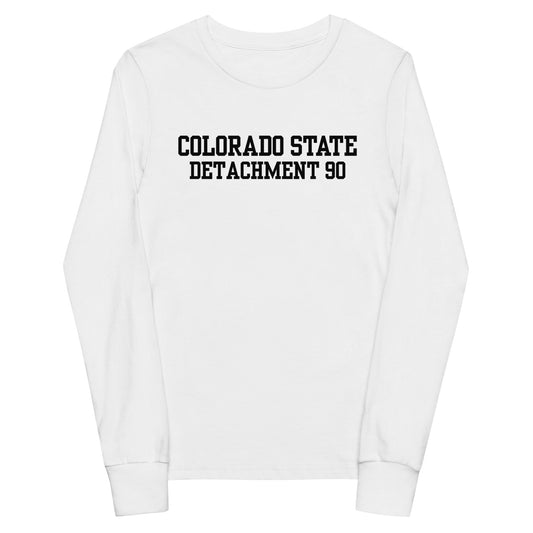Performance | Youth Long Sleeve T-Shirt | Colorado State Detachment 90 | Modern Script Logo