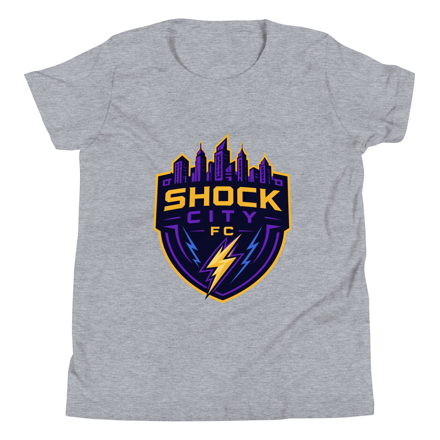 Performance | Youth T-Shirt | Shock City FC | Crest Logo