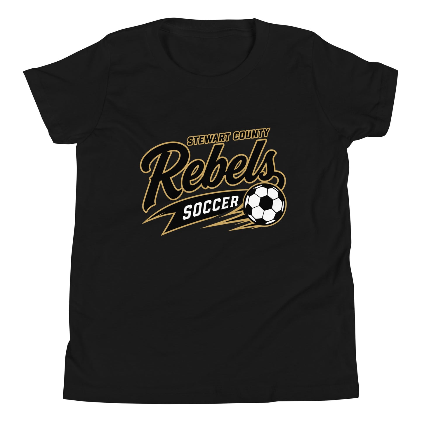 Performance | Youth T-Shirt | Stewart County Soccer | Rebels Logo
