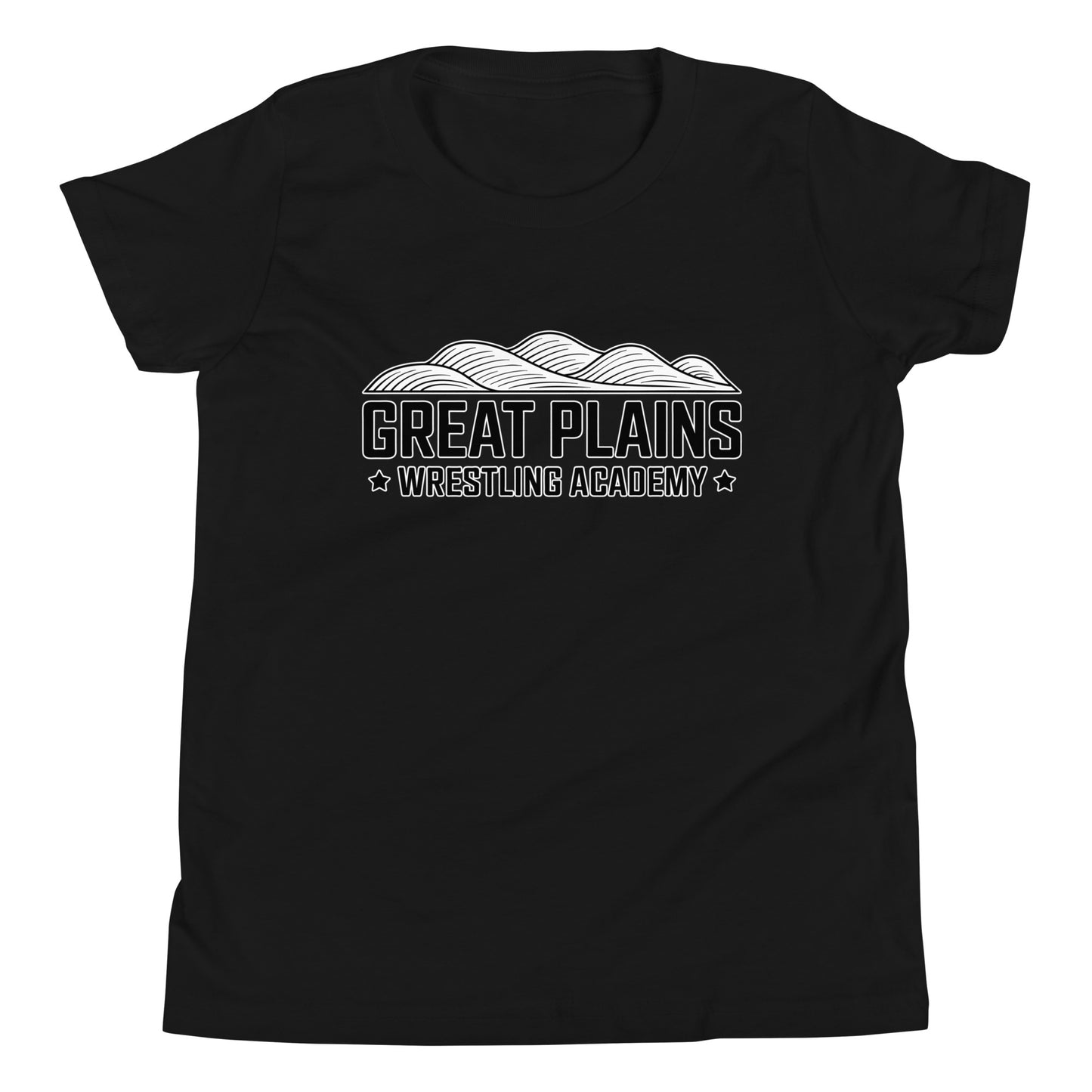 Performance | Youth T-Shirt | Great Plains Wrestling Academy | Crest Logo